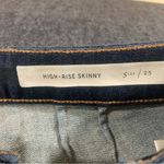 Anthropologie  Pilcro And Letterpress Highrise Skinny Jeans Size25 dark denim F11 Photo 5