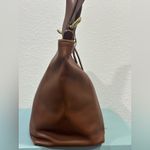 Coach Vintage British Tan Leather Waverly Tote Bag Photo 2