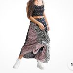 Free People Kaia Set Floral Accents Both Size XS Top And Skirt Flowy Smocked Top Photo 1