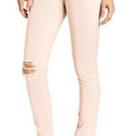 7 For All Mankind pink Cigarette Distressed Destroyed slim Slimming Size 26 Photo 0