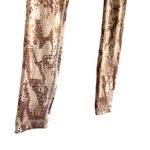 Vimmia Snakeskin Printed Leggings in Brown Tan Size XS Photo 3