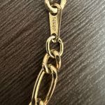 Figaro 14K Gold Plate Chain Necklace Photo 3