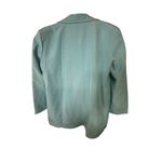 Boohoo Womens Size 8 Oversized Tailored Blazer Teal Blue Contemporary Office NWT Photo 4