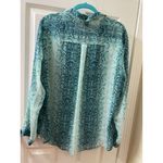 Old Navy  Python Snake Print Semi-Sheer Shirt Photo 6
