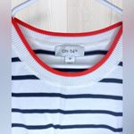 ON 34TH Women’s Striped Casual Knit Tank Top White Size XS Photo 3