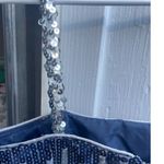 NV Couture Silver Sequin Navy Blue Tulle Party Dress Size‎ 6 Photo 7