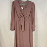 Grace Karin #308  Bow-Knot Long Sleeve Midi Dress Photo 9