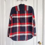Madewell  • Oversized Ex-Boyfriend Shirt in Charlie Check Cinnamon plaid flannel Photo 9
