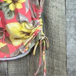 Caribbean Joe Island Supply Co Size Small Shirt Sleeve V-Neck Floral Hawaiian Photo 4