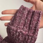 Free People Merry Go Round cropped sweater burgundy heather hue sz XS Photo 5