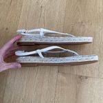 Michael Kors  Espadrille Sandals Samara Size US8 White Beige Gold Photo 5