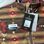 Ariat Brown and red  Aztec print fleece lined jacket  Photo 2