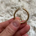 14k genuine gold hoop earrings Photo 5