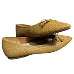 Birdies  Goldfinch Slip On Flats Womens Tan Woven Size 6.5 Basket Weave Brown Photo 2