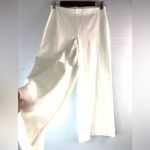 Fifteen Twenty  M Minimalist Wide Leg Pants in White Photo 6
