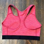 Nike Maroon and Black Sports Bra Size Med Photo 1