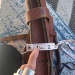 None Rustic vintage Classic Brown Leather satchel Bag Photo 11