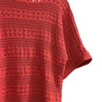 United States Sweaters Women's M Red Crochet Knit Pullover Sweater Photo 10