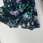 Belle Sky Belle Sky Chiffon Floral Print Strappy V-Neck Long Sleeve Faux Wrap Blouse L Photo 6