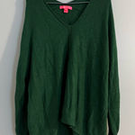 Fun green sweater from Lily Pulitzer with shimmer edging size M Size M Photo 0