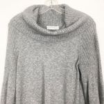Anthropologie  Cowl Neck Puff Sleeve Long Length Womens Sweater XS Soft Cozy Photo 3