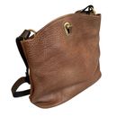 I Ponti Firenze Brown Penble Leather Wide Strap Shoulder Bag Photo 1