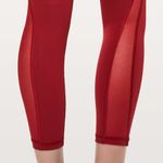 Lululemon  Train Times 7/8 Pant *25" Dark Sport Red Sz 4 Photo 3