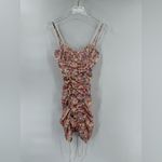 For Love & Lemons  Gardenia Mini Dress
XS Floral Lace Ruched Pintuck Underwire Photo 4