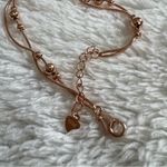 Bracelet 925 Real Silver Charm Bracelet Jewelry Gift For Women Rose Gold Color Photo 1