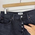 AGOLDE  Black Denim Parker Long Shorts Photo 4