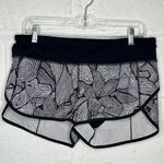 Lululemon  Women's Hotty Hot Short Dottie Tribe White Black Sz 8 Run Swift Ultra Photo 1