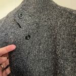 L.L.Bean  Grey Herringbone Tweed Wool Silk Blazer Riding Jacket Heritage Classic Photo 2