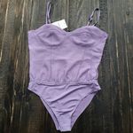 Forever 21 NEW  Lilac/Lavender Purple Bodysuit Adjustable Straps Size Small Photo 0