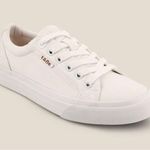 TAOS WOMEN'S PLIM SOUL WHITE CANVAS SNEAKER Size 7.5 Photo 0