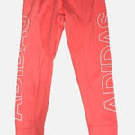 Adidas Leggings Size Medium Orange Coral Graphic Climalite Sporty Spice Active Photo 0
