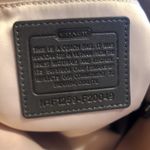 Coach Ashley Dotted Op Art Signature Carryall Fabric Patent Leather Brown Purse Photo 11