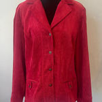 Requirements Women's Red Corduroy Jacket. Vintage large Photo 0