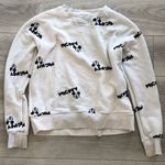 Disney White  Mickey Mouse Sweatshirt Photo 0