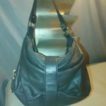 Michael Kors Black Leather Shoulder Bag With Gold Accents Photo 4