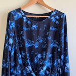 Vince Camuto DROP WAIST LONG SLEEVE NAVY BLUE DRESS WOMENS SIZE M LINED … Photo 1