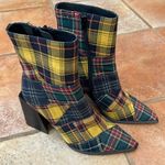 Jeffrey Campbell Siren plaid patchwork bootie size 6 Photo 1