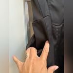 Betsey Johnson Vintage Y2K Black Satin Corset Front Zip Mini Dress Size 2 XS Photo 5