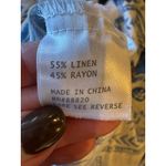 Calypso St. Barth  Shirt Women XL Blue White‎ Coastal Button Down Preppy Boho Photo 8