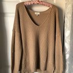 Lucky Brand V-Neck Pullover Knit Sweater Size S/P cotton blend Photo 1