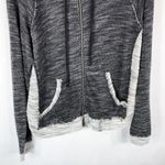 Cato Plus Size 18W 20W Jacket Gray Knit Hooded Pockets Raw Full Zip 1463 Photo 3