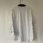 Victoria's Secret Victoria’s Secret black white signature logo cotton modal blend sleep shirt; M Photo 6