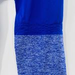 Gymshark Seamless High Waist Two-Tone Heather Blue Activewear Leggings XS Photo 4