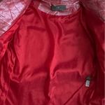Vera Pelle Vintage It Collection Red Leather Jacket Size Small Photo 7