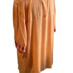 MS South Main Cinco de Mayo Style Vibrant Orange Embroidered Blouse Size S Photo 6