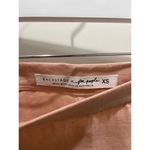 Free People Backstage X  100% Linen Blush Pink Mini Skirt Sz XS Photo 2